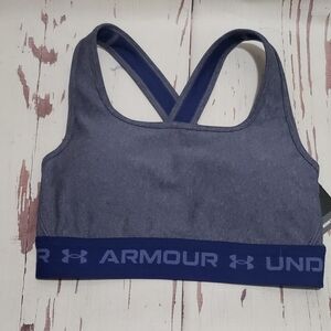 Under armour padded purple XS woman medium support bra